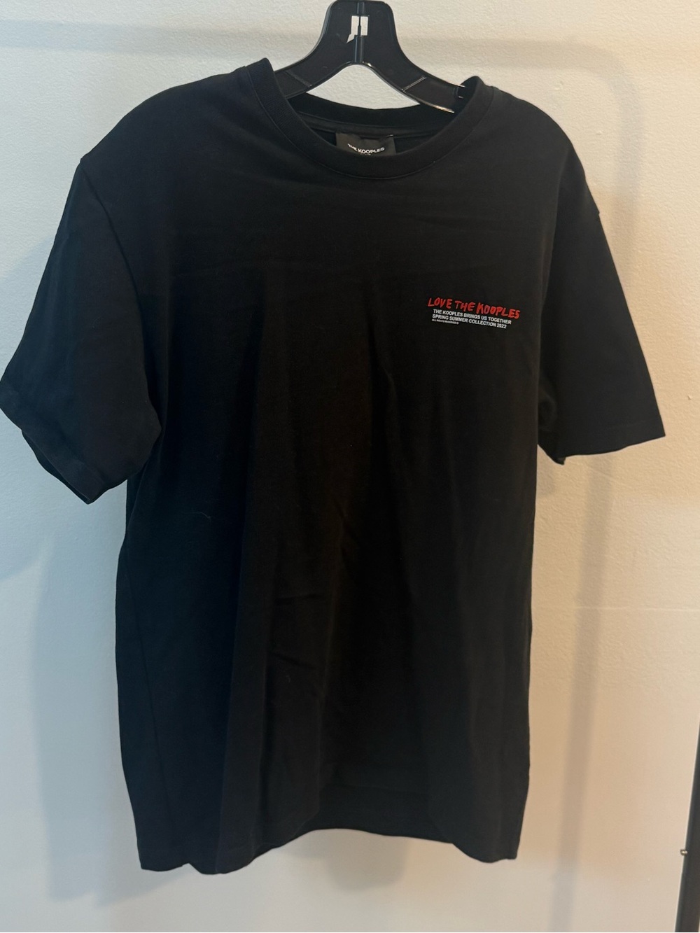 The Kooples “I love The Kooples” Black Tee